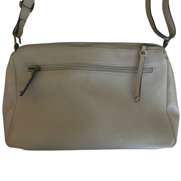 B.O.C. Gray Western Style Embossed Vegan Leather Crossbody Shoulder Bag - Picture 8 of 8